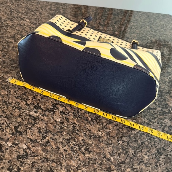 Anne Kline Striped and Polka Dot Tote Bag EUC - Picture 9 of 14